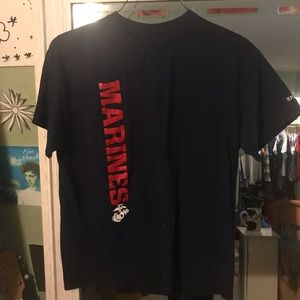 Navy Blue Marines men’s size large T-shirt 😁🏋️